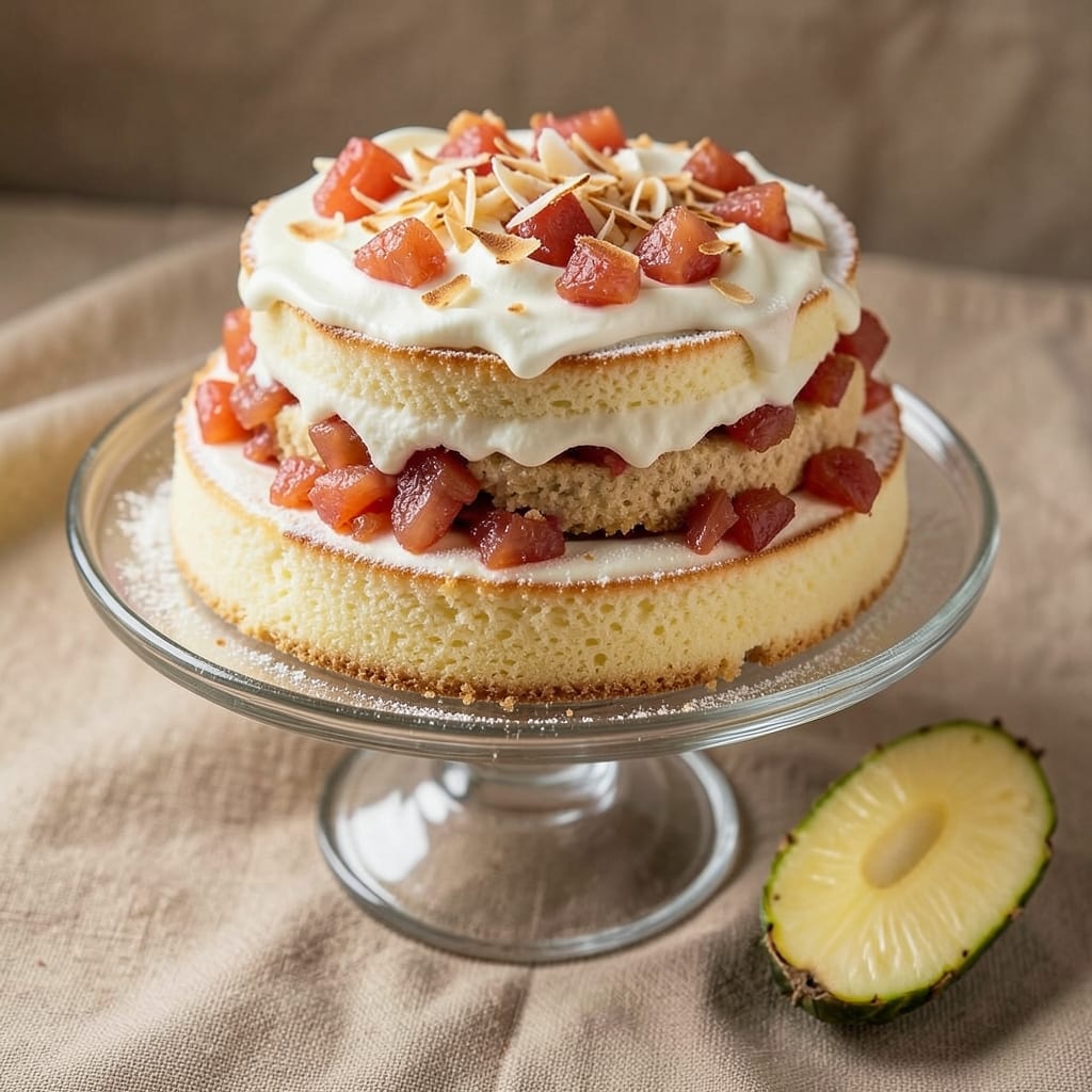 Angel Food Cake Mix and Crushed Pineapple Cake Recipe: Tropical Twist With No-Bake Ease