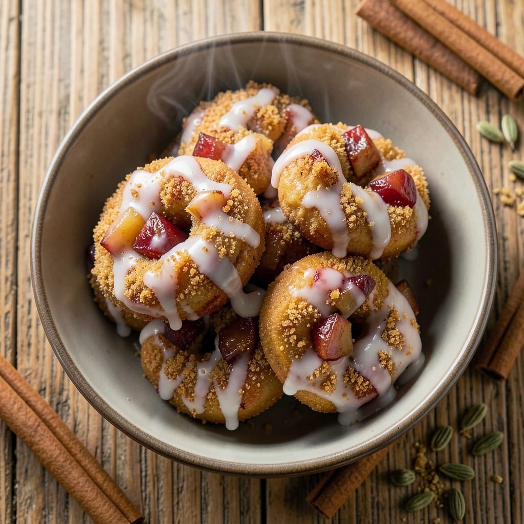 Apple Spice Cake Donuts Recipe: Warm Cinnamon-Sugar Glaze and Pillowy Centers