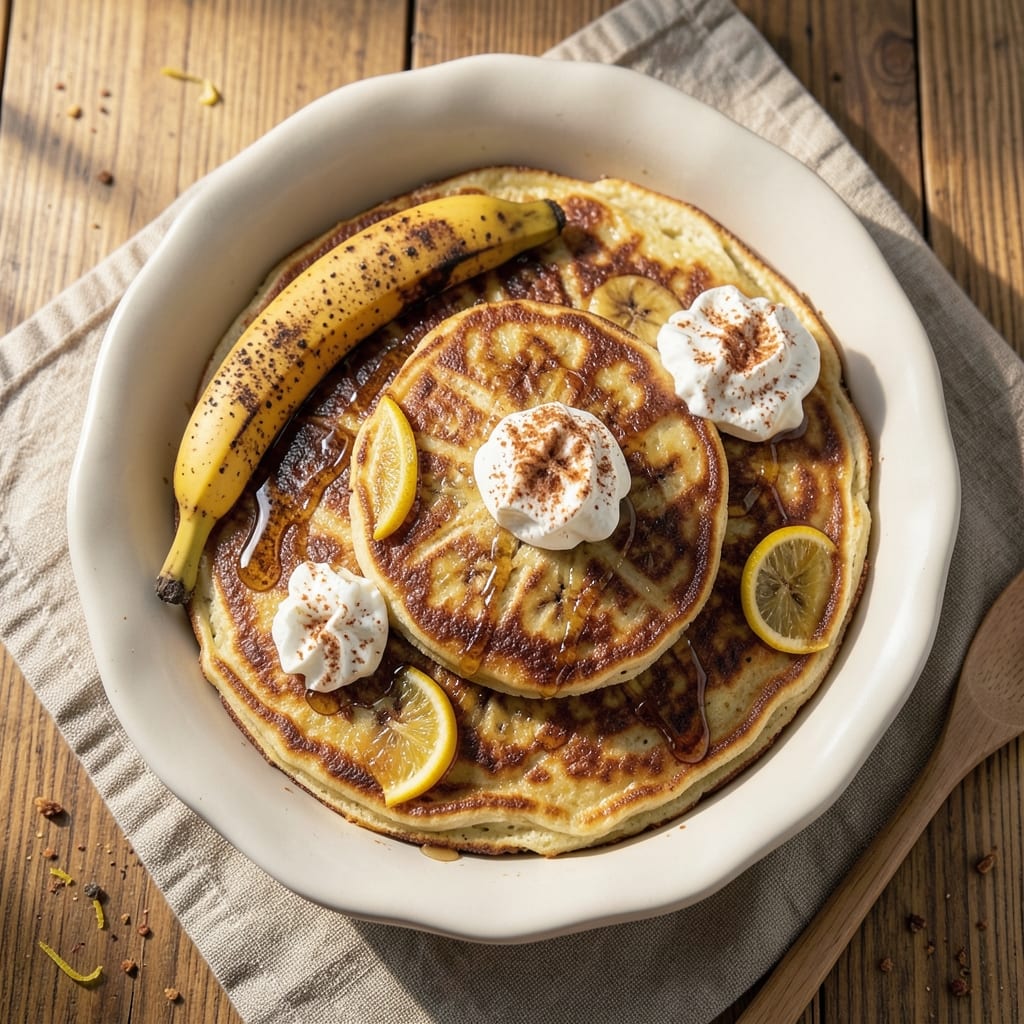 Baked Banana Pancake Recipe: Caramelized Swirls and Fluffy Stacks