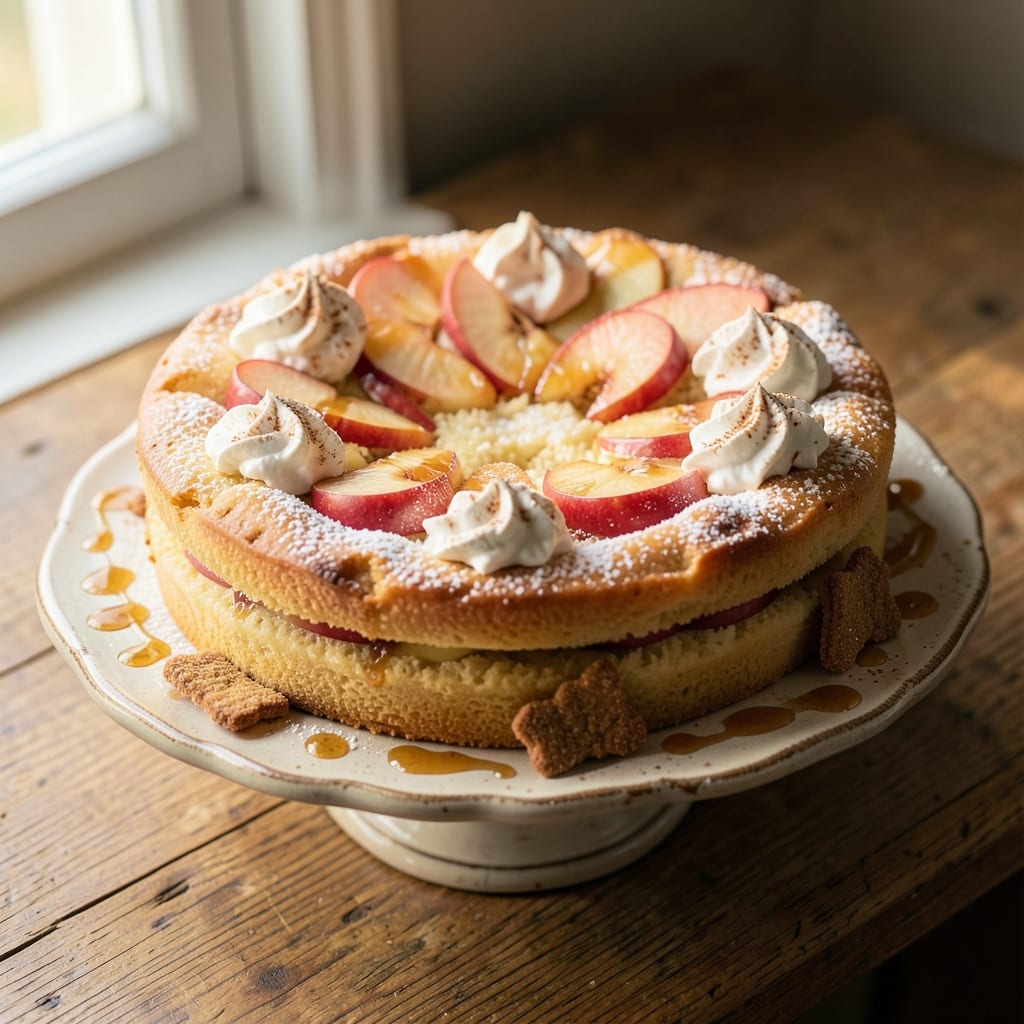 Apple Spoon Cake Recipe: Mini Cakes With Caramelized Apple Hearts