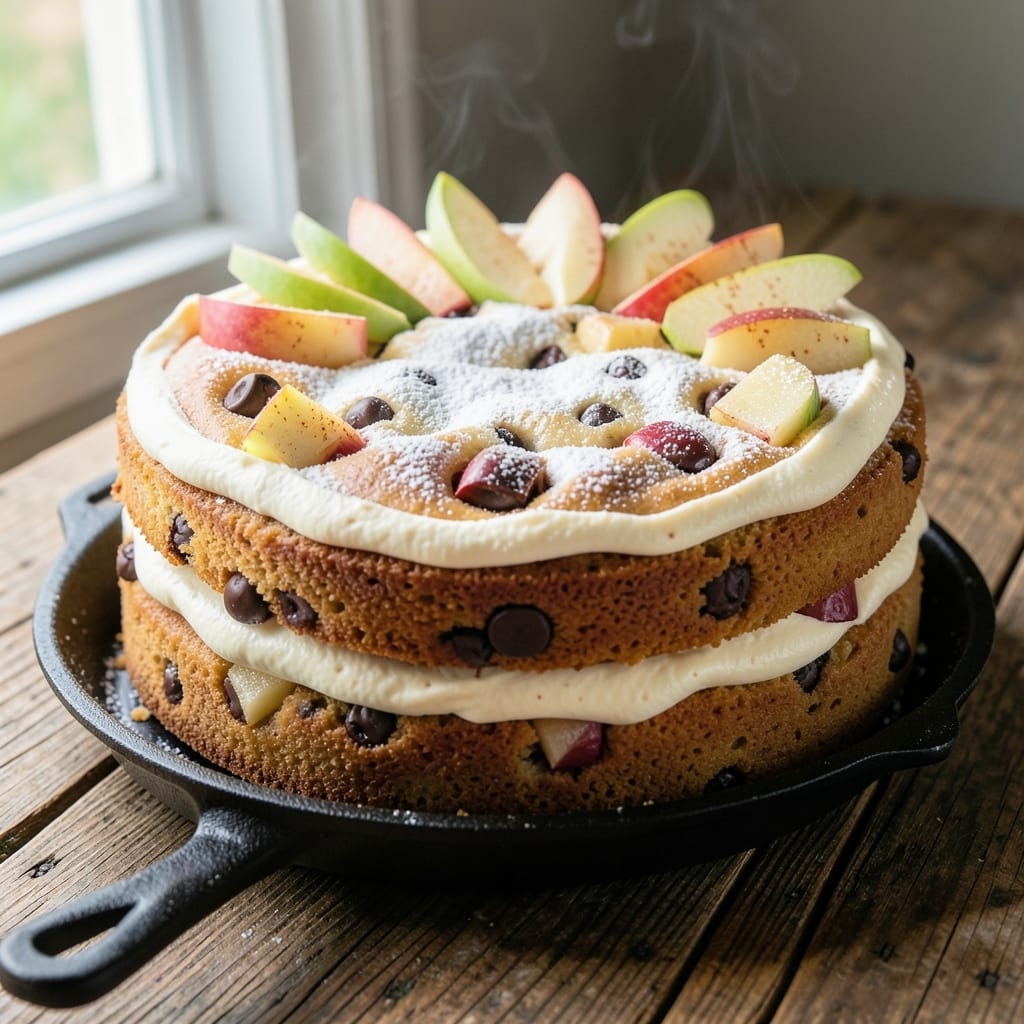 Apple Chocolate Chip Cake Recipe: Moist Apple-Infused Layers with Hidden Chocolate Magic