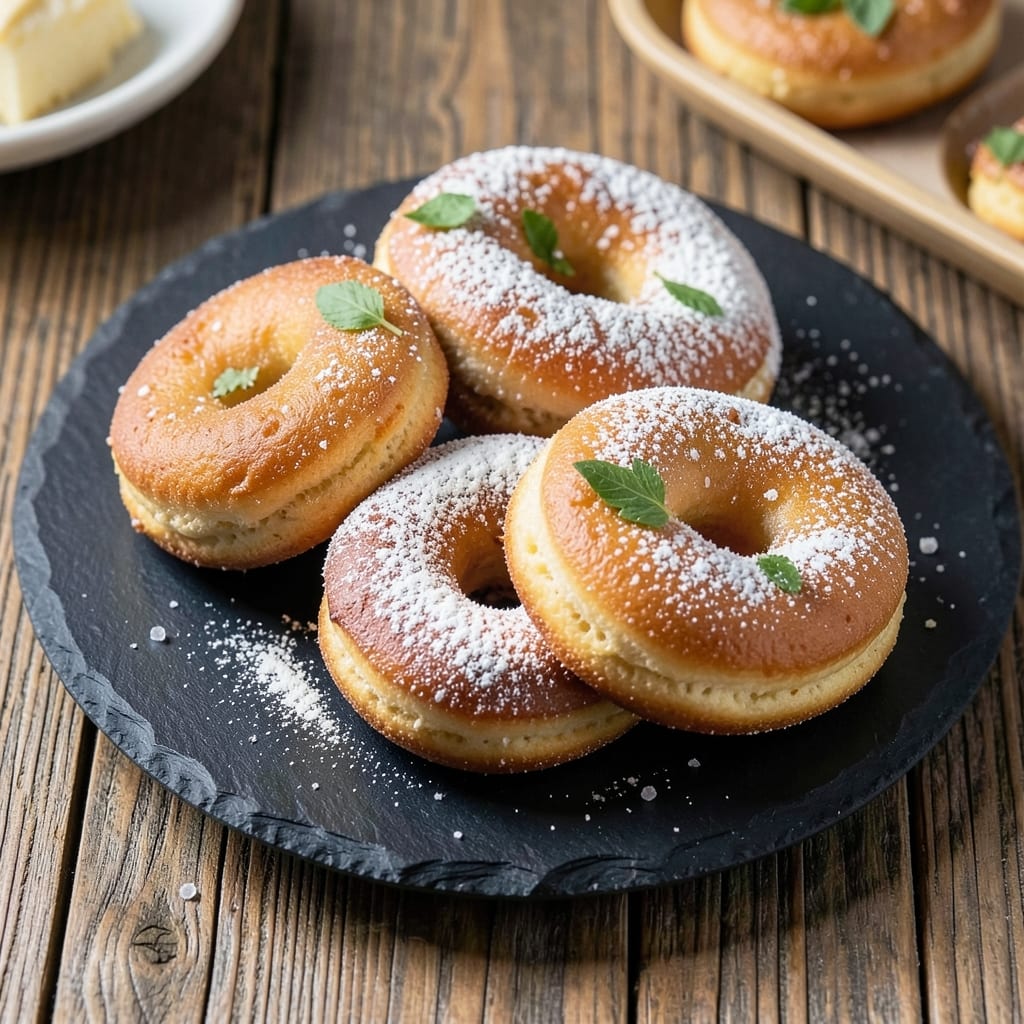 Baked Plain Cake Donuts Recipe: Pillowy Softness With Crispy Glaze Finish