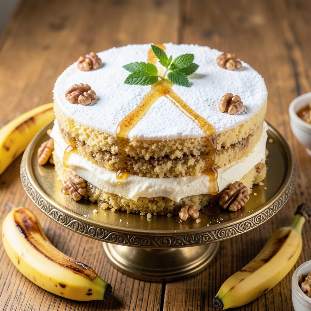 Banana Cake Recipe Joy Of Baking: Moist Layers With Caramelized Banana Swirls