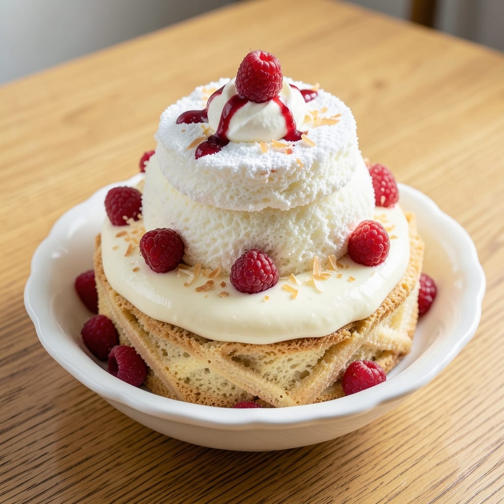 Angel Food Shortcake Recipe: Light-as-Air Cloud With Whipped Berry Swirls