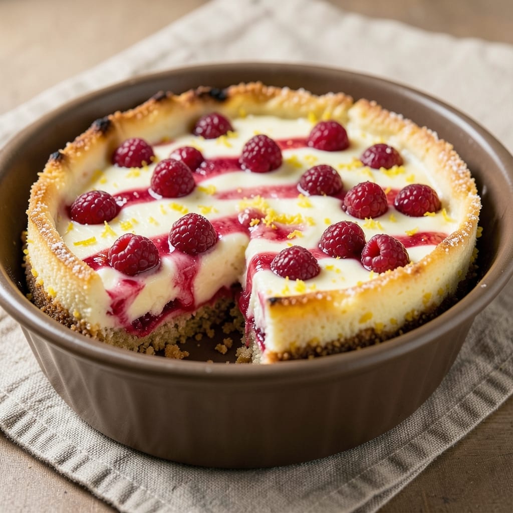Baked Raspberry and Lemon Cheesecake Gordon Ramsay Recipe: Gordon Ramsay's No-Crack Technique