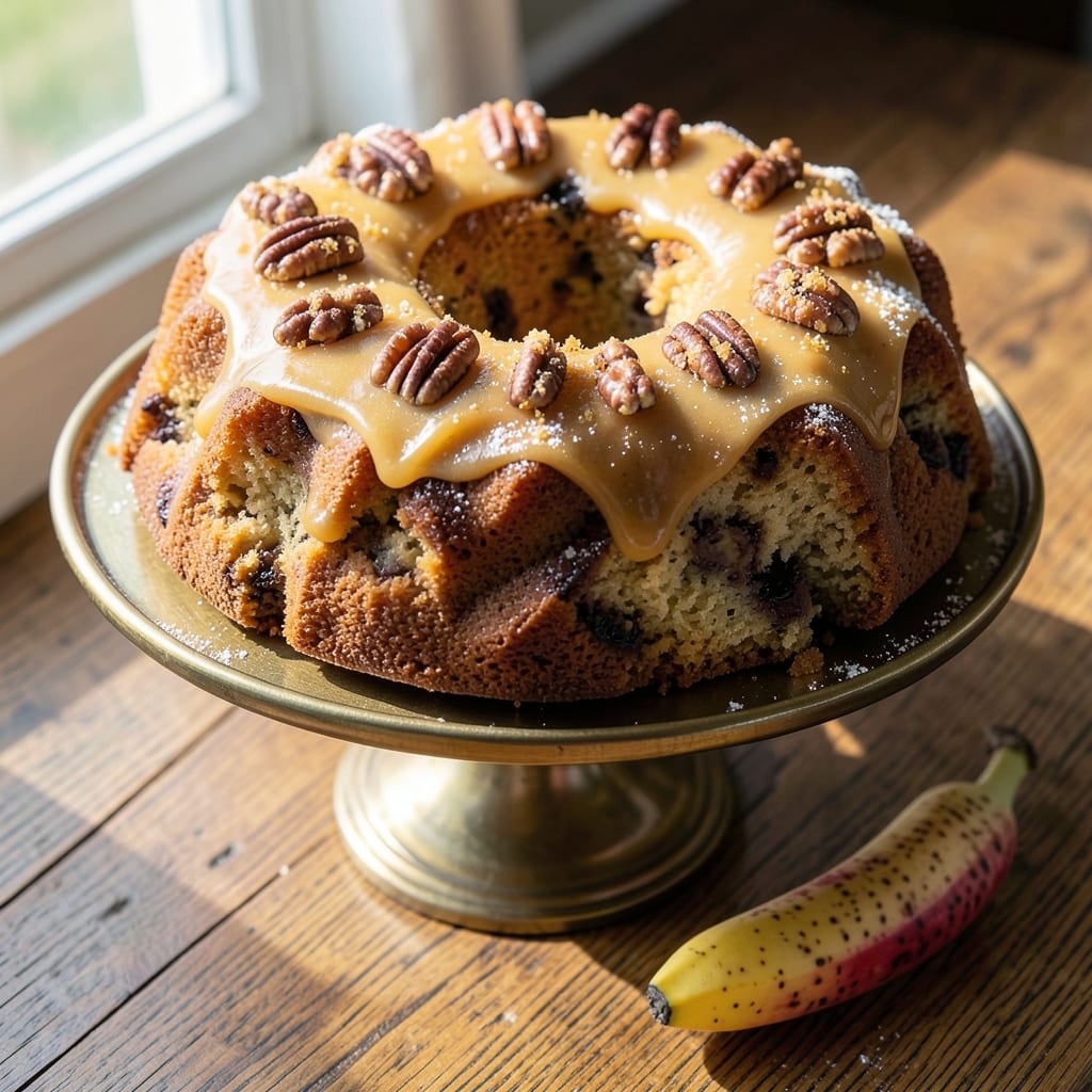 Banana Nut Bread Bundt Cake Recipe: Warm Spice and Nutty Crunch in One Bite