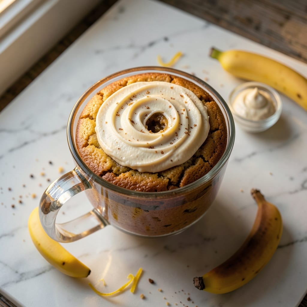 Banana Cake in Microwave Recipe: Single-Serve Warmth in 5 Minutes