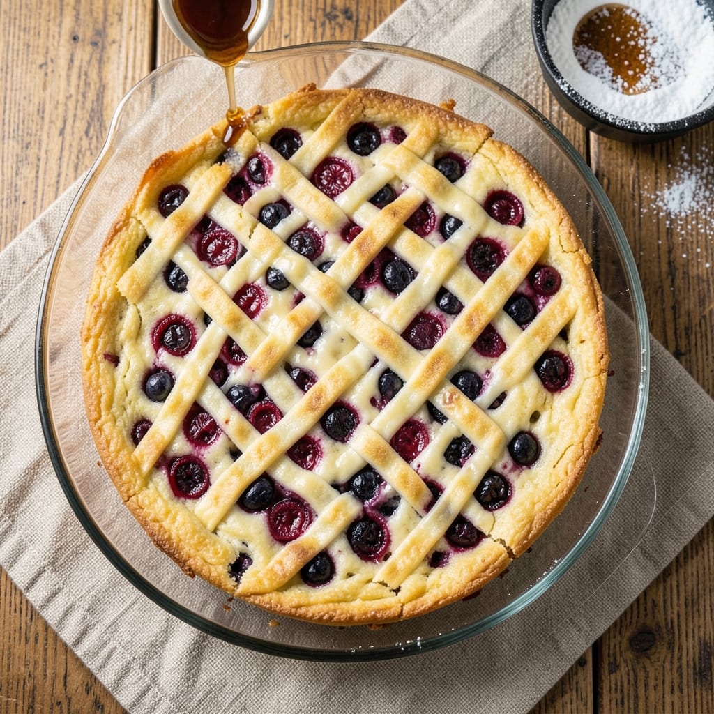 Baked Blueberry Pancake Recipe: Fluffy Stacks With Bursting Berries