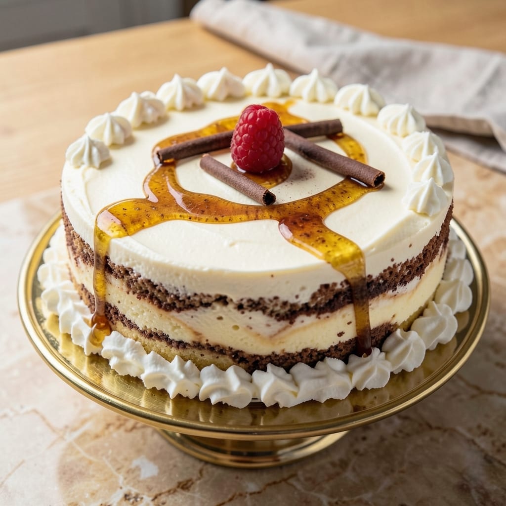 Baileys Cream Cheesecake Recipe: Boozy Cream Cheese Swirls With Crispy Top