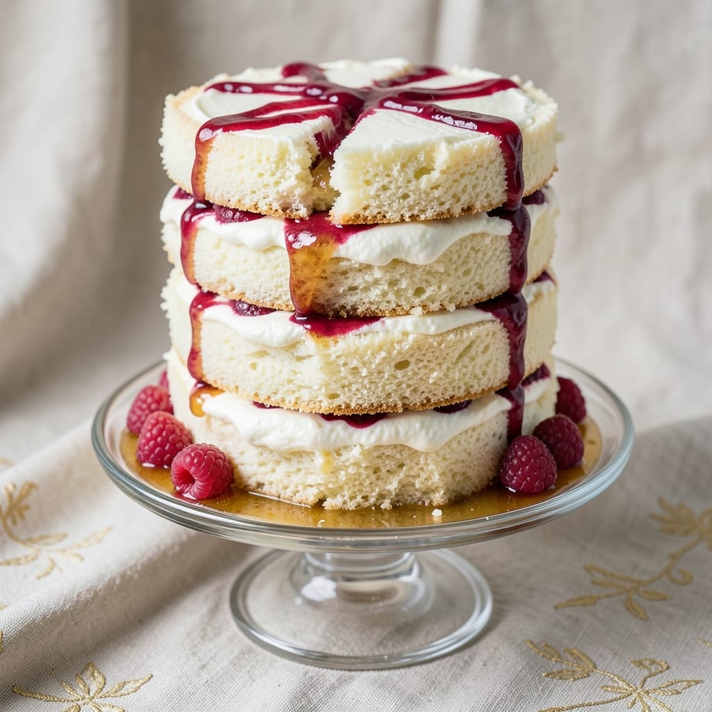 Angel Food Tunnel Cake Recipe: Light-as-Air Layers With Hidden Vanilla Swirls