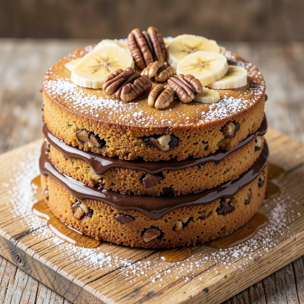 Banana Black Walnut Cake Recipe: Nutty-Sweet Swirls With Moist Layers