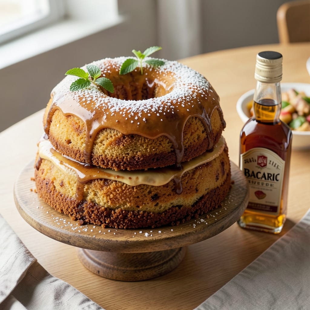 Bacardi Rum Bundt Cake Recipe: Boozy Moistness With Citrus-Kissed Frosting