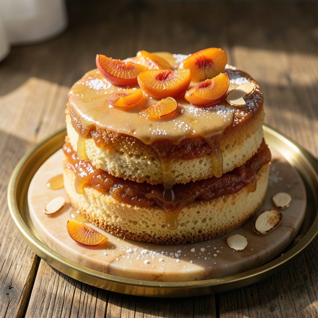 Apricot Tea Cake Recipe: Buttery Layers with Jammy Apricot Filling