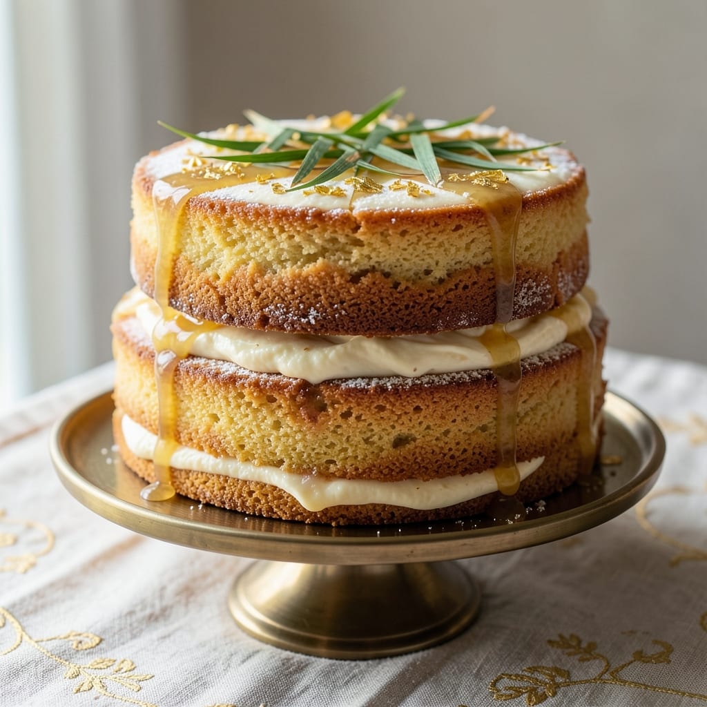 Asian-Inspired Pound Cake Recipe: Fragrant Pandan and Coconut Moisture