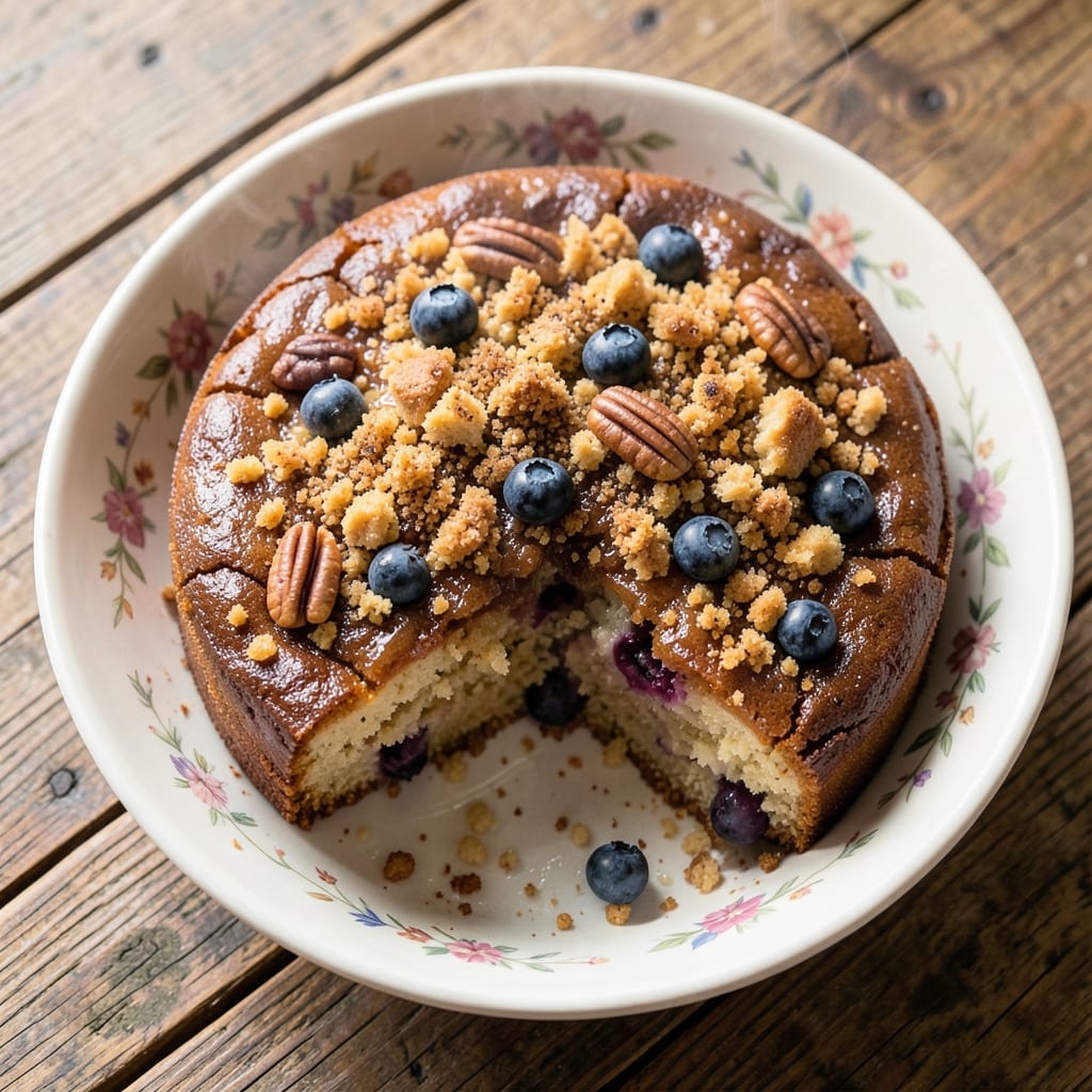 Aunt Jemima Coffee Cake Copycat Recipe: Vanilla Spice Streusel Hugs Moist Layers
