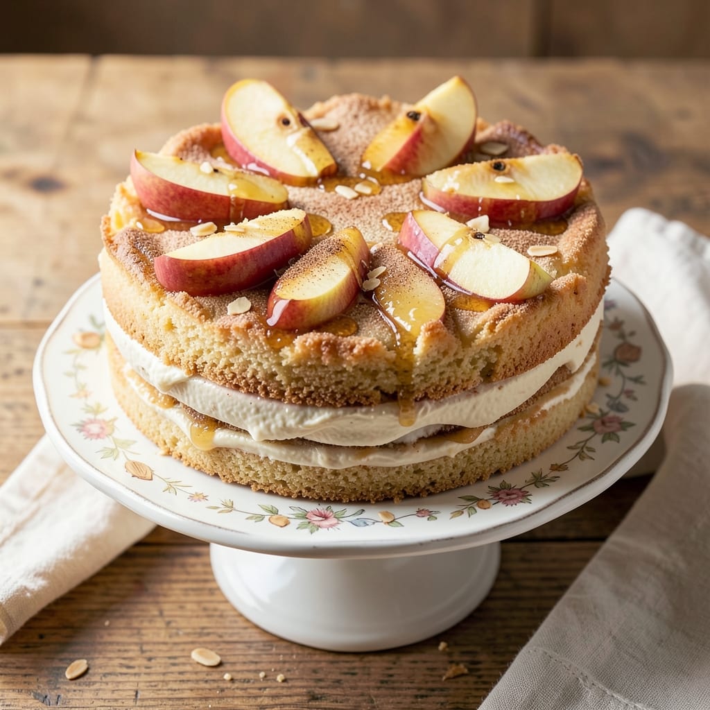 Apple and Honey Cake Recipe UK: Golden Crisp Crown With Warm Spice Filling