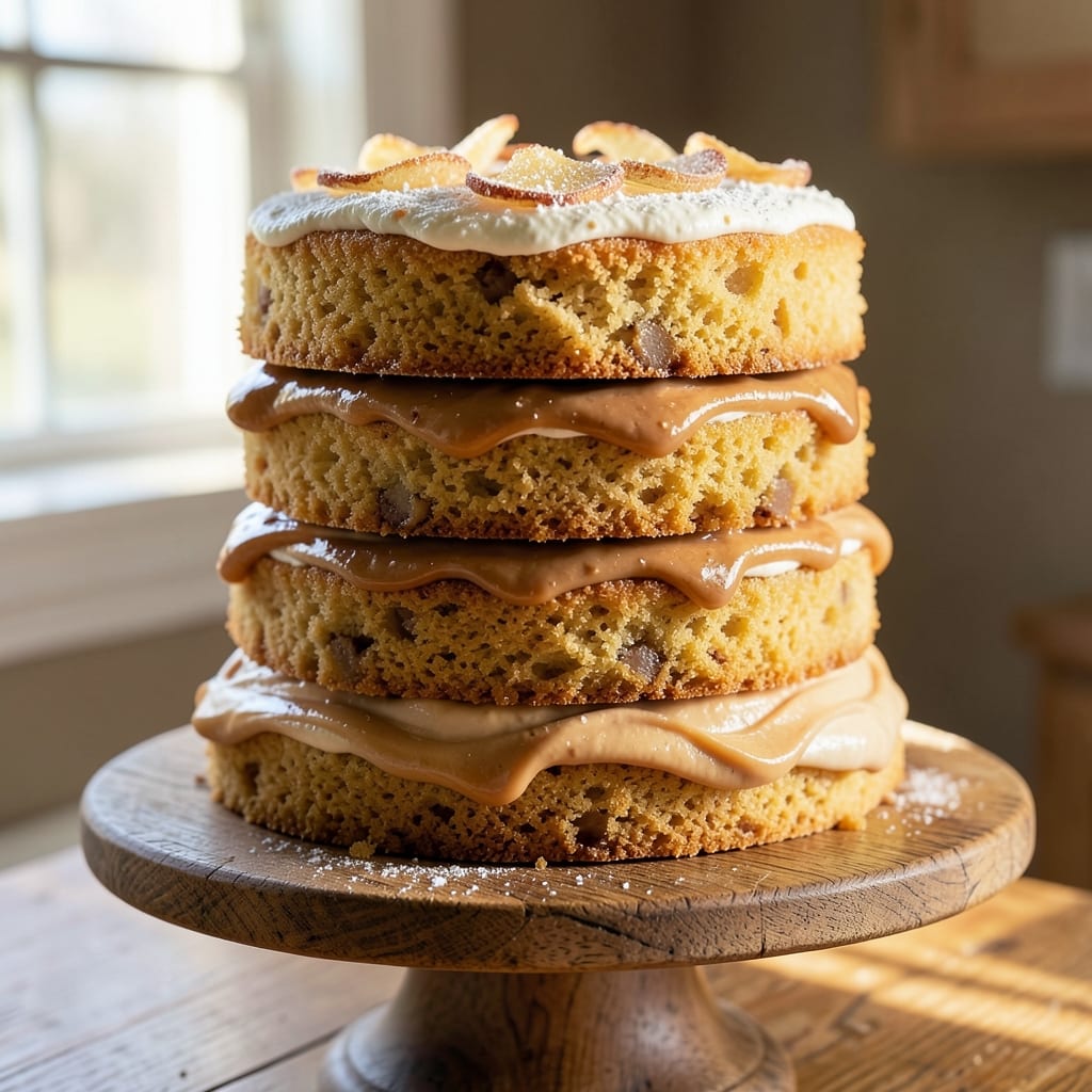 Apple Butter Stack Cake Recipe: Caramelized Apple Filling Between Buttery Layers