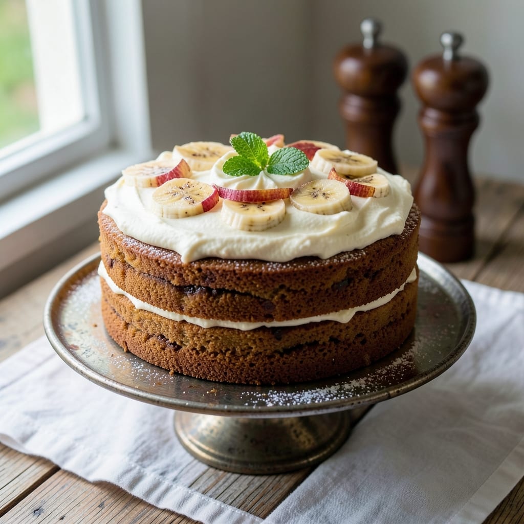 Banana Cake Recipe Australia: Spiced Rum Swirls and Golden Crust Magic