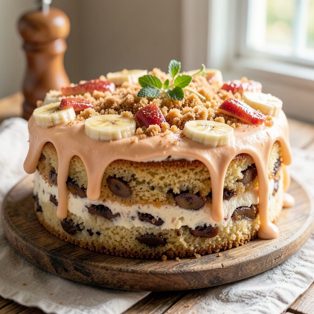 Banana Cake Recipe Using All-Purpose Flour: Moist Crumb With Banana Swirl Magic