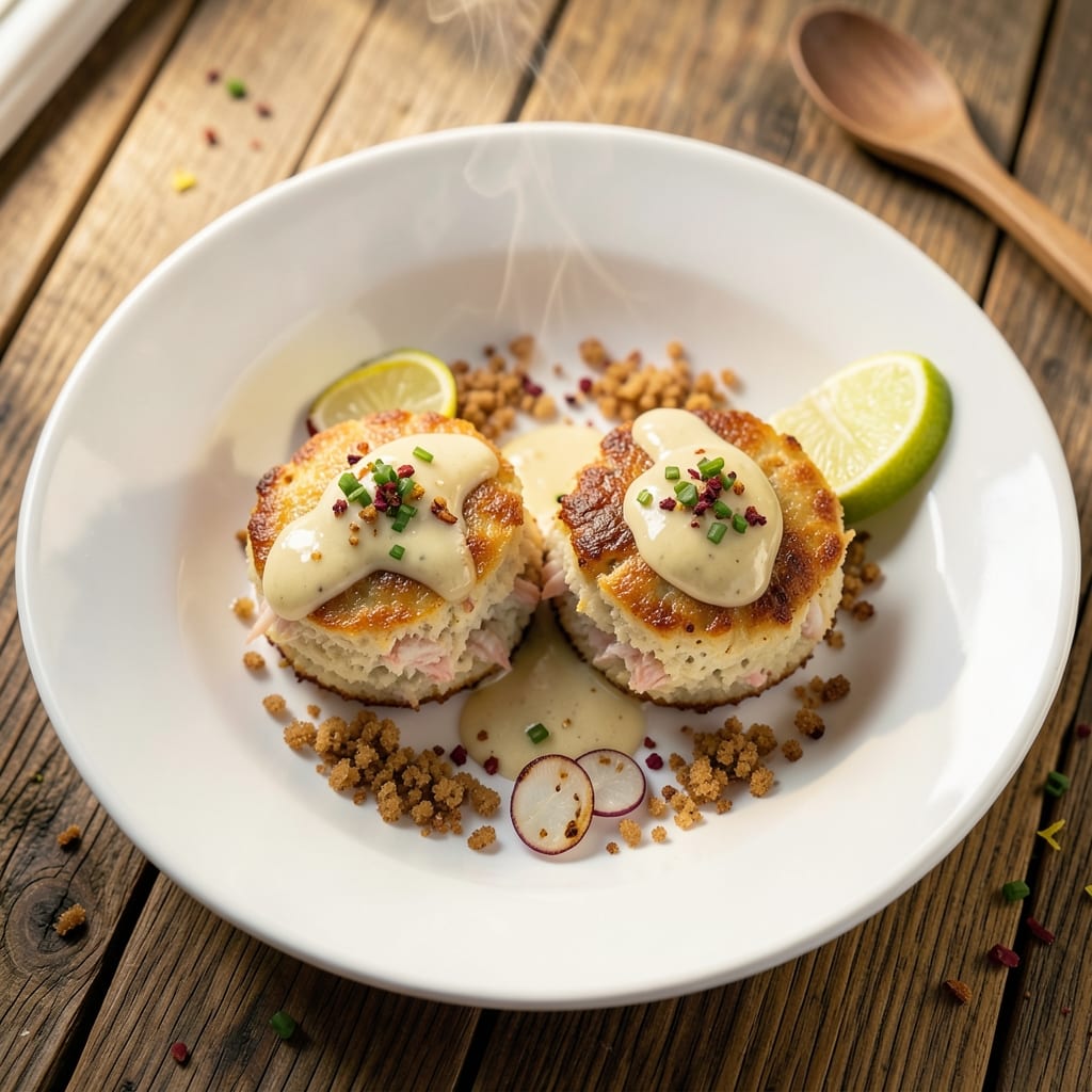 Alton Brown's Crab Cakes Recipe: Crispy Shells With Fluffy Centers