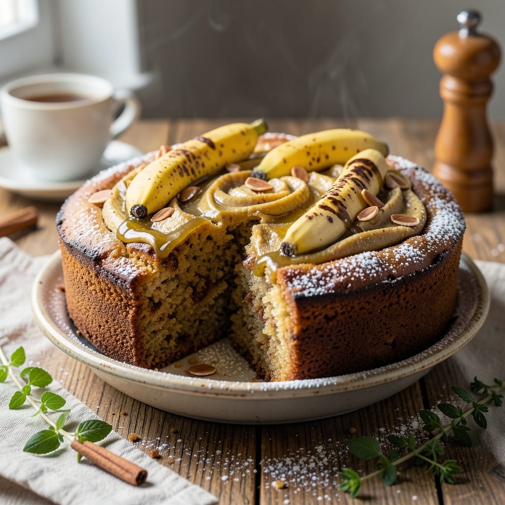 Banana Olive Oil Cake Recipe: Moist Crumb and Caramelized Top