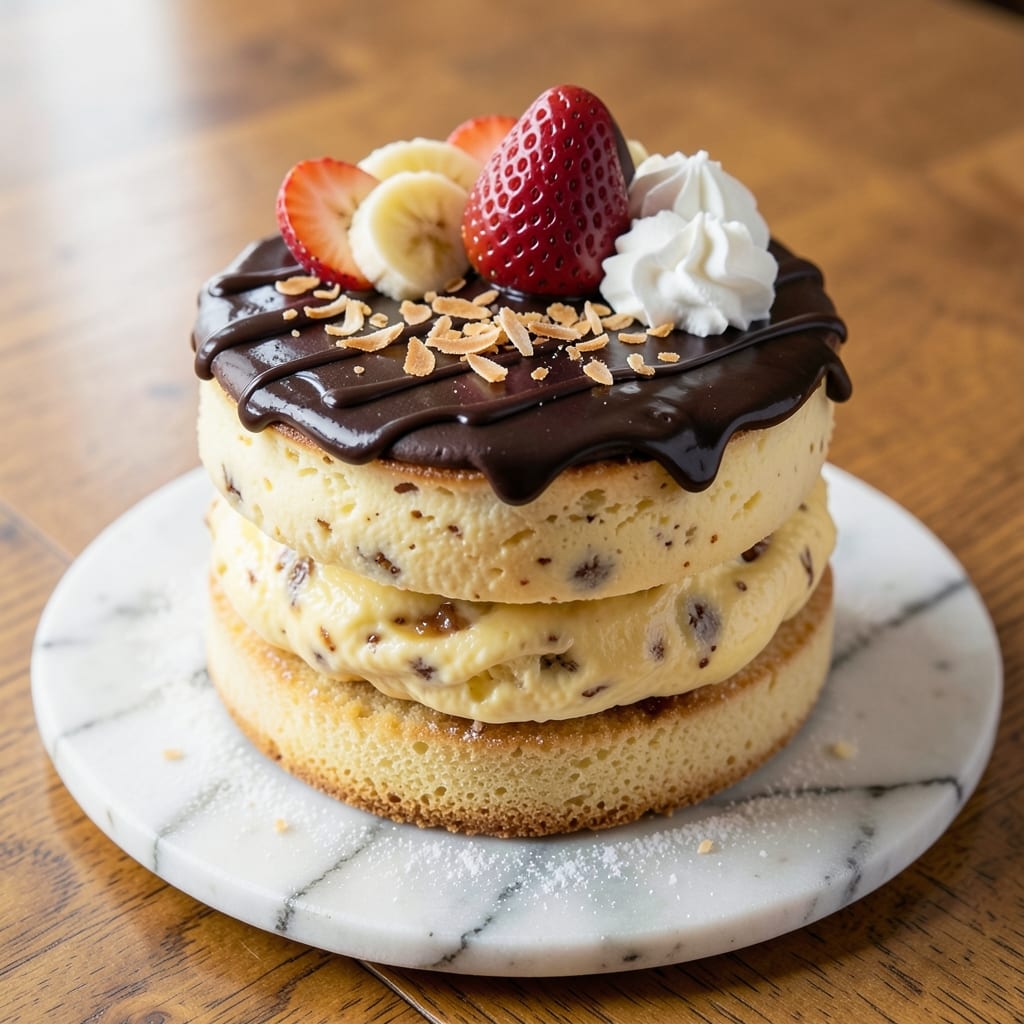 Banana Ice Cream Cake Recipe: Swirled Creaminess Between Layers