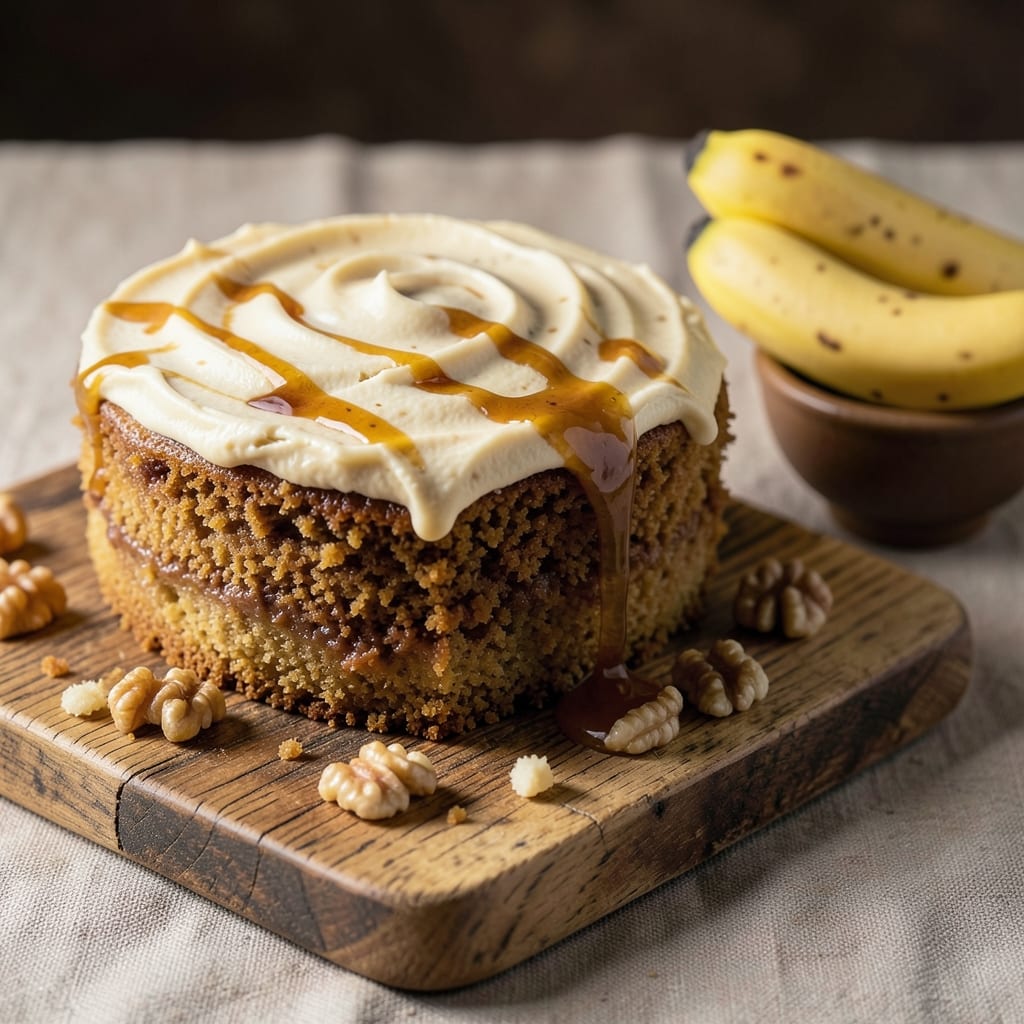 Banana Cake Recipe by Sanjeev Kapoor: Moist Layers With Caramelized Banana Magic