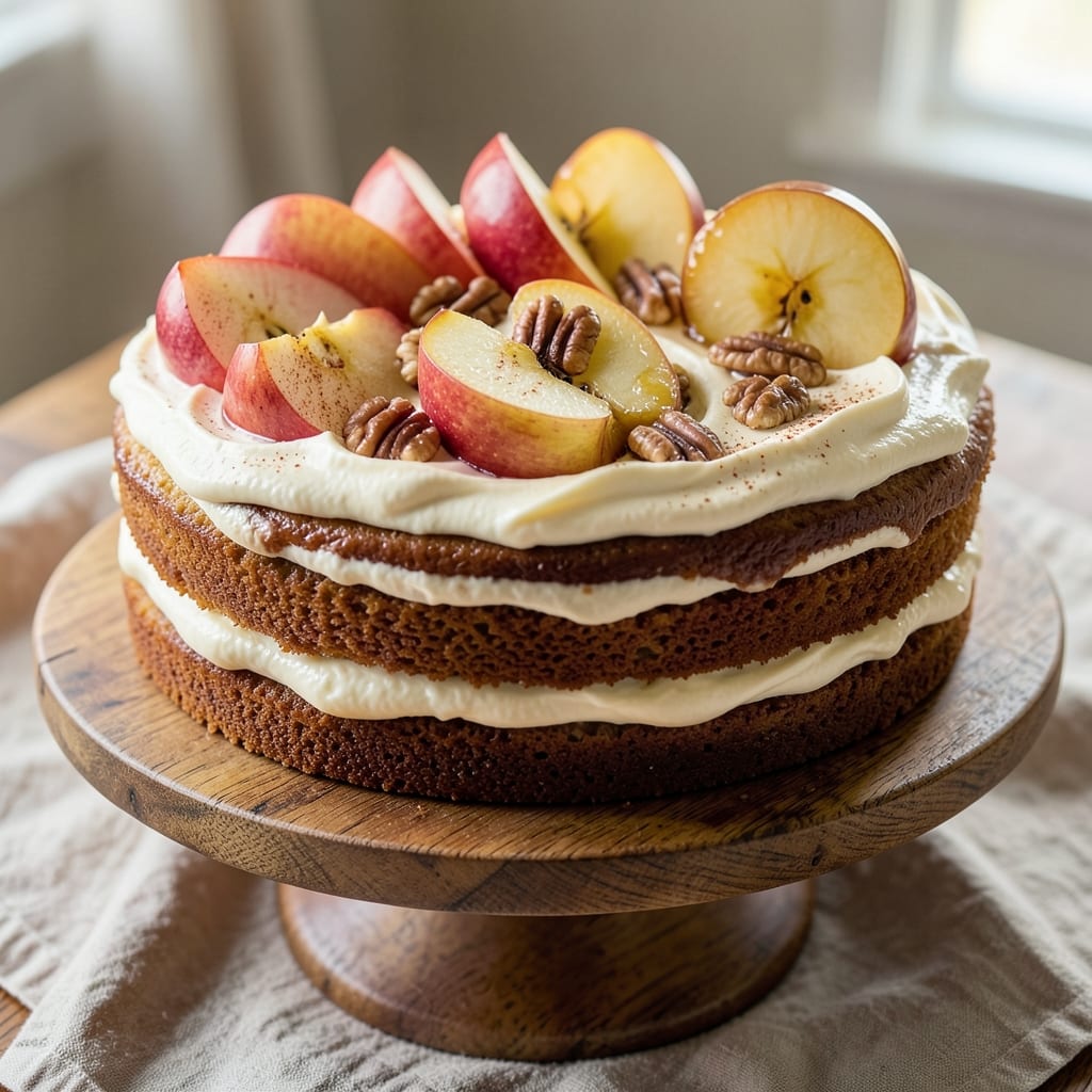 Apple Cake Recipe Using Cake Mix and Fresh Apples: No-Bake Streusel Topping for Effortless Homemade Appeal